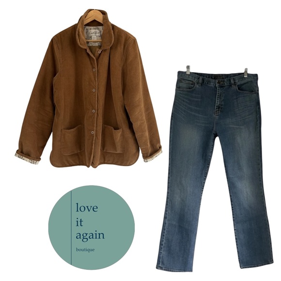 Vintage Corduroy Quilted Oversized Barn Chore Coat Jacket Women’s XL - Picture 11 of 11